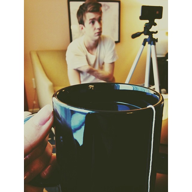 Lazy Saturdays with this kid. @thomas_mann...