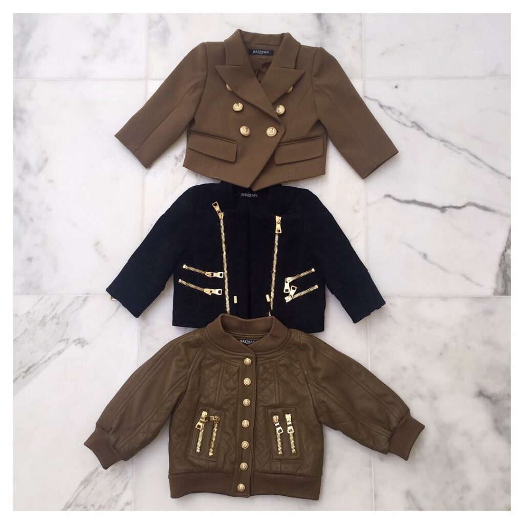 Baby Balmain!!! Thank you so much @olivier_rousteing & @balmainparis for making ...