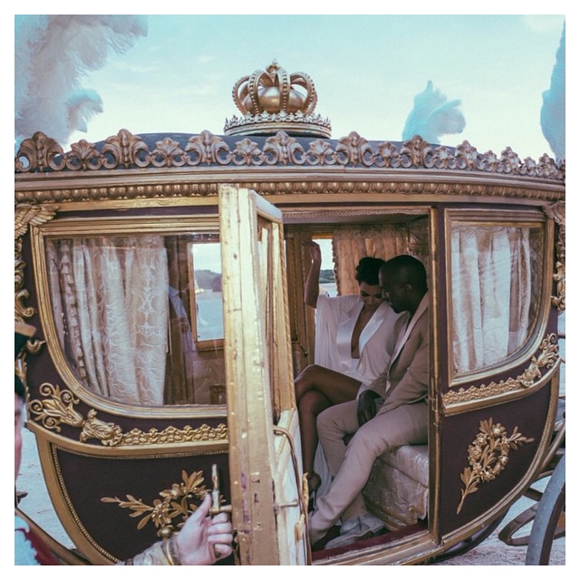 Carriage ride at Versailles...