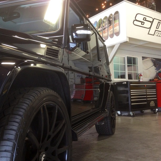 giving my G Wagon a spa day! Follow @spinimaging to see her new look. ...