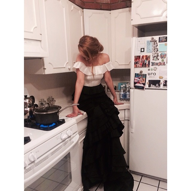 #afterparty #cooking #midnightsnack #bestroommateever...