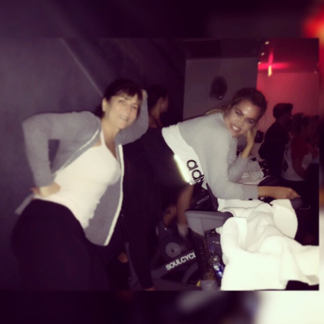 Soul cycle with my @shellibird1 ...