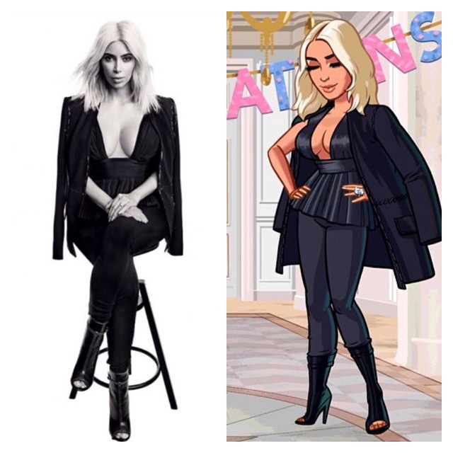 One of my favorite Givenchy looks! #KimKardashianHollywood #BlondeMoment #IMissM...