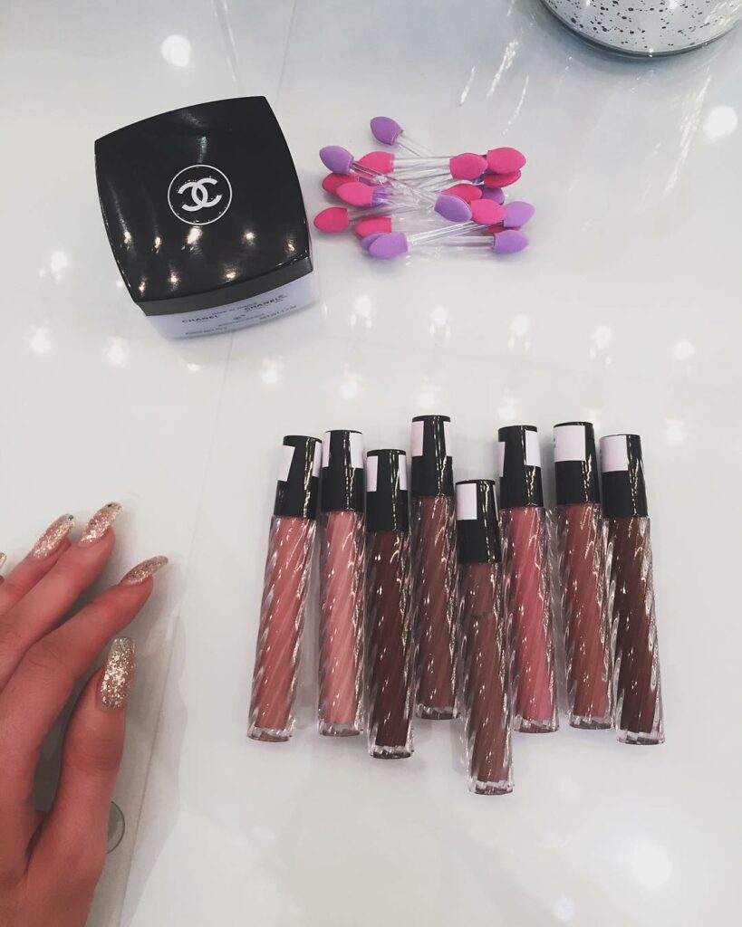 picking the perfect shade. #KylieLipKit...