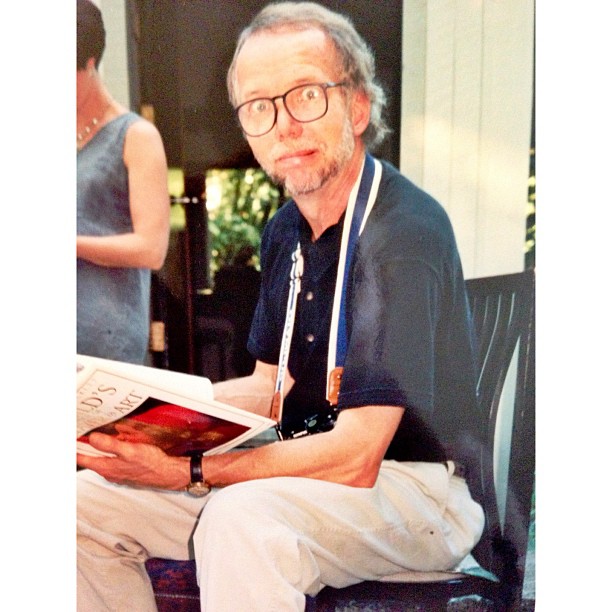 My dad; the original hipster....