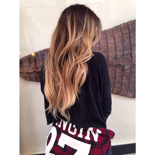 Thanks @anjabee for giving me my blonde bitchy babe hair! #RamirezTran @jenatkin...