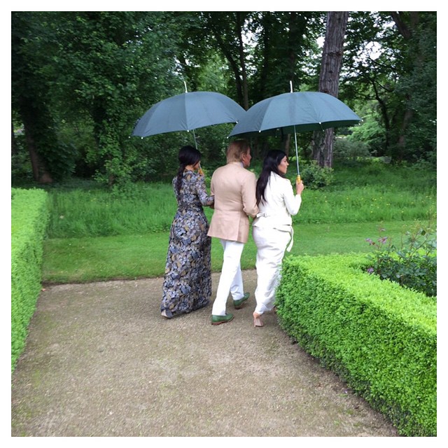 Just a little stroll thru Valentino's garden #WeddingWeek #1YearAgo...