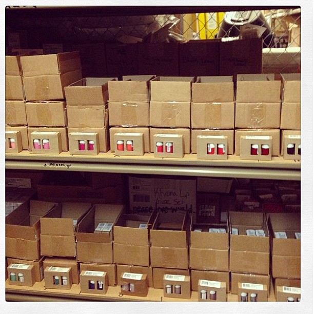 Delivery day at @officialkardashiankhaos today! Tons of @kbeautyofficial arrived...