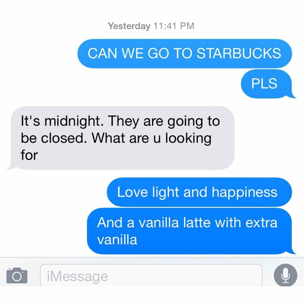 conversations with our tour manager...