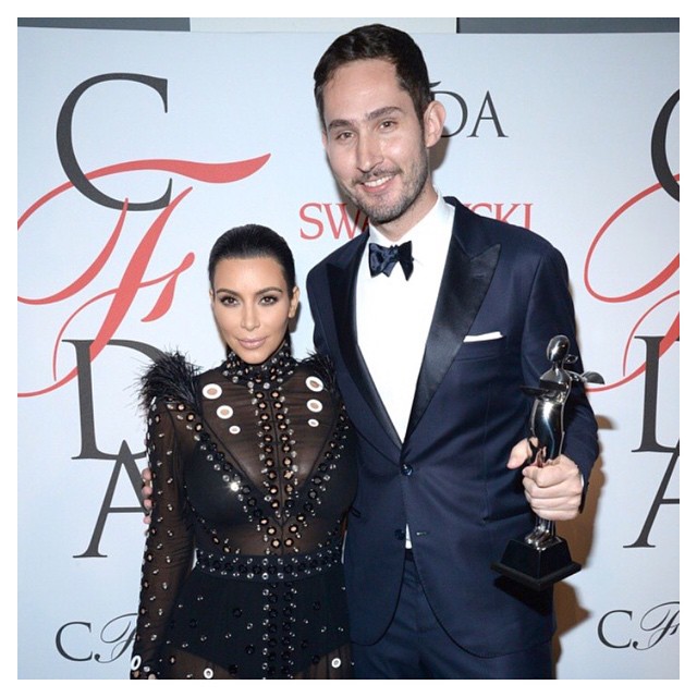 So proud of you @kevin for winning the Media Award last night at the @cfda's. It...