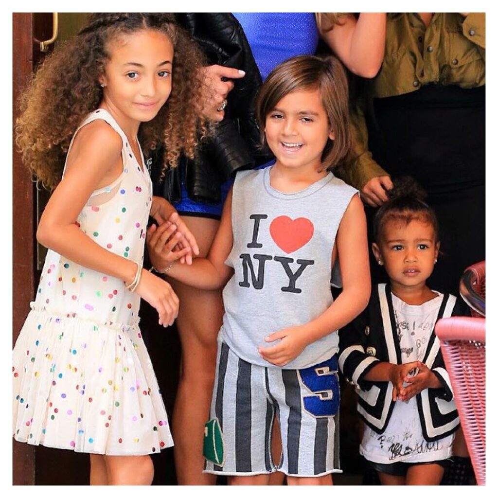 BFF'S take NYC! @larsapippen & I are so grateful our kids are BFF'S! @kourtneyka...