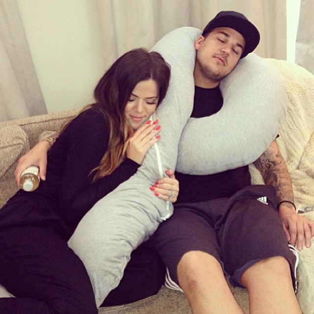 I don't know who I miss more.... @robkardashian or this pillow ...