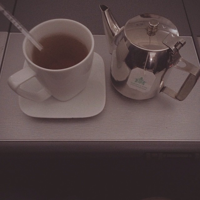plane time | tea time...