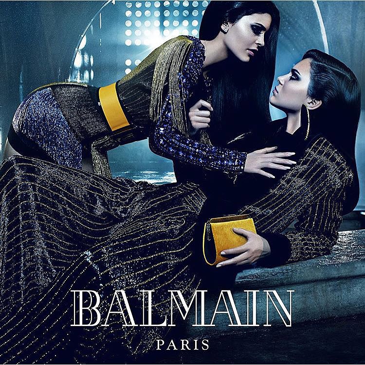 Sister Rivalry  @balmainparis @olivier_rousteing...