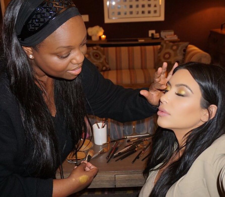 Midnight secret make up sessions during NYFW with @patmcgrathreal testing out he...