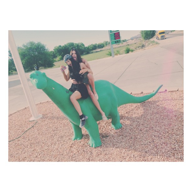 Us & our Dino blowin up yo Instagram...