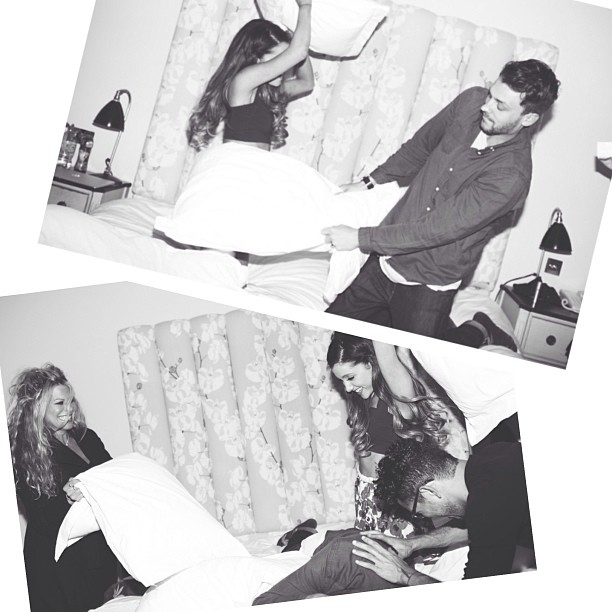 #thecrew pillow fight #london...