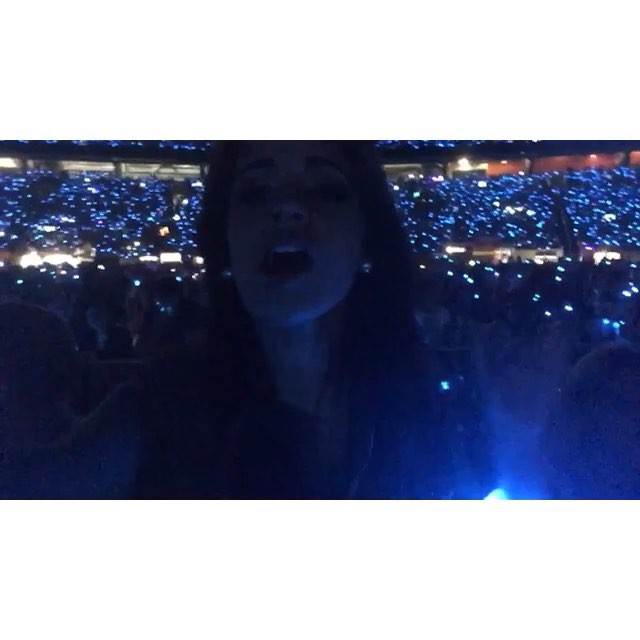 ok so i have always wanted to go to a @taylorswift show and write 13 all over my...