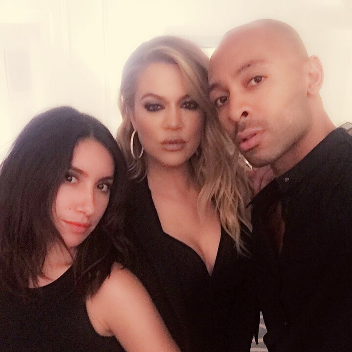 Serving face with the glam gods @jenatkinhair @sjblife...