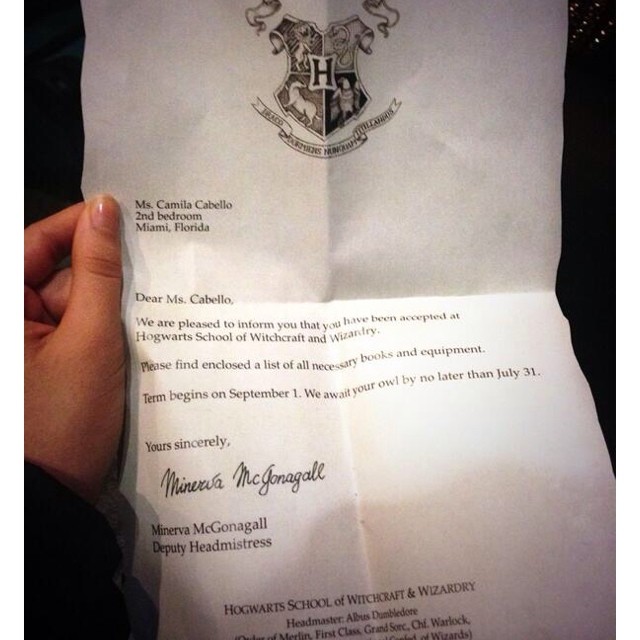 I GOT MY HOGWARTS ACCEPTANCE LETTER I GOT MY HOGWARTS ACCEPTANCE LETTER...