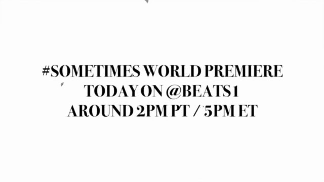 #5daystildangerouswoman / #sometimes world premiere today on @beats1radio around...