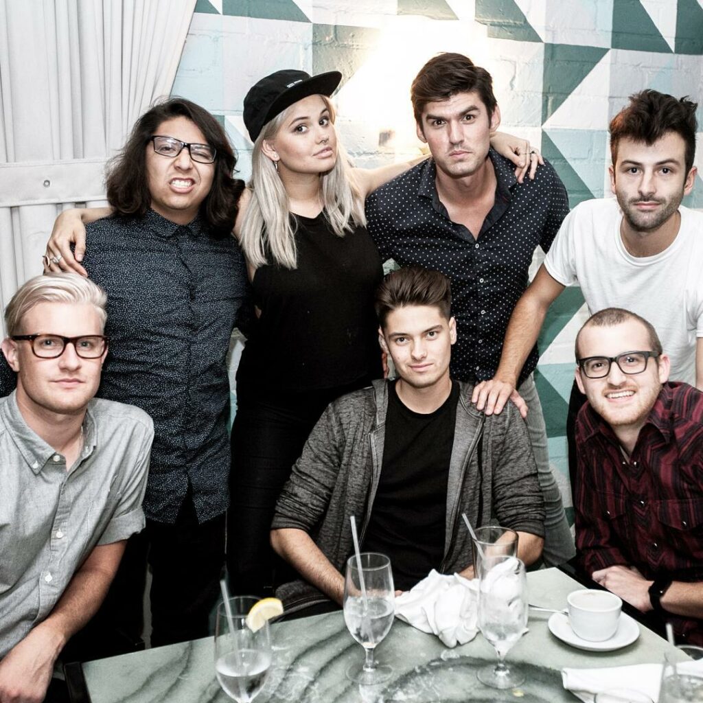 the groom + his men // look at this best behavior bachelor party dinner at the @...
