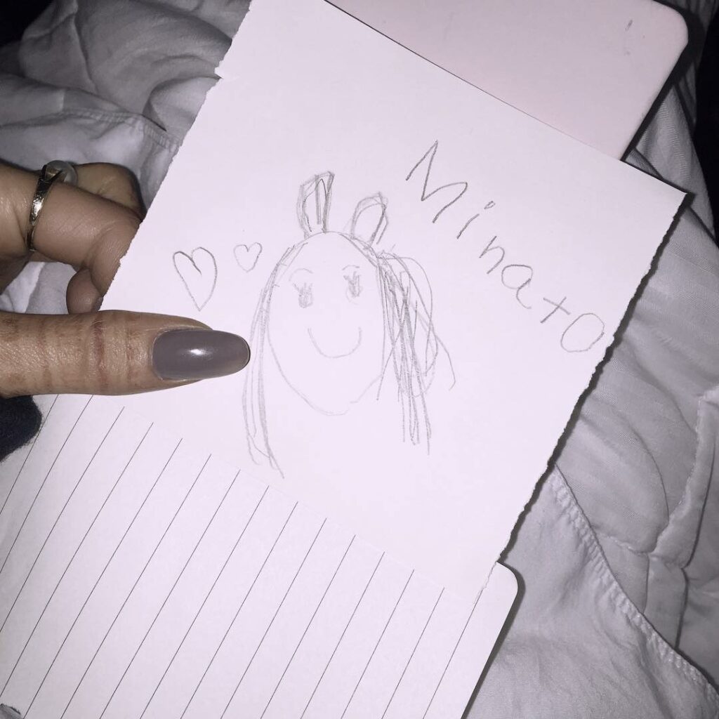 the cutest little boy in front of me on the plane gave this to me...... I sent h...
