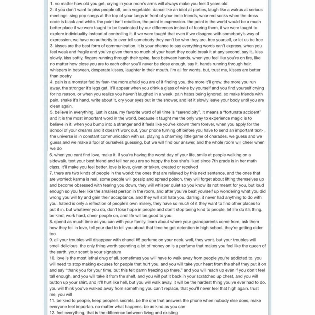 i wrote about 12 things I learned while being 18. if you don't happen to check y...
