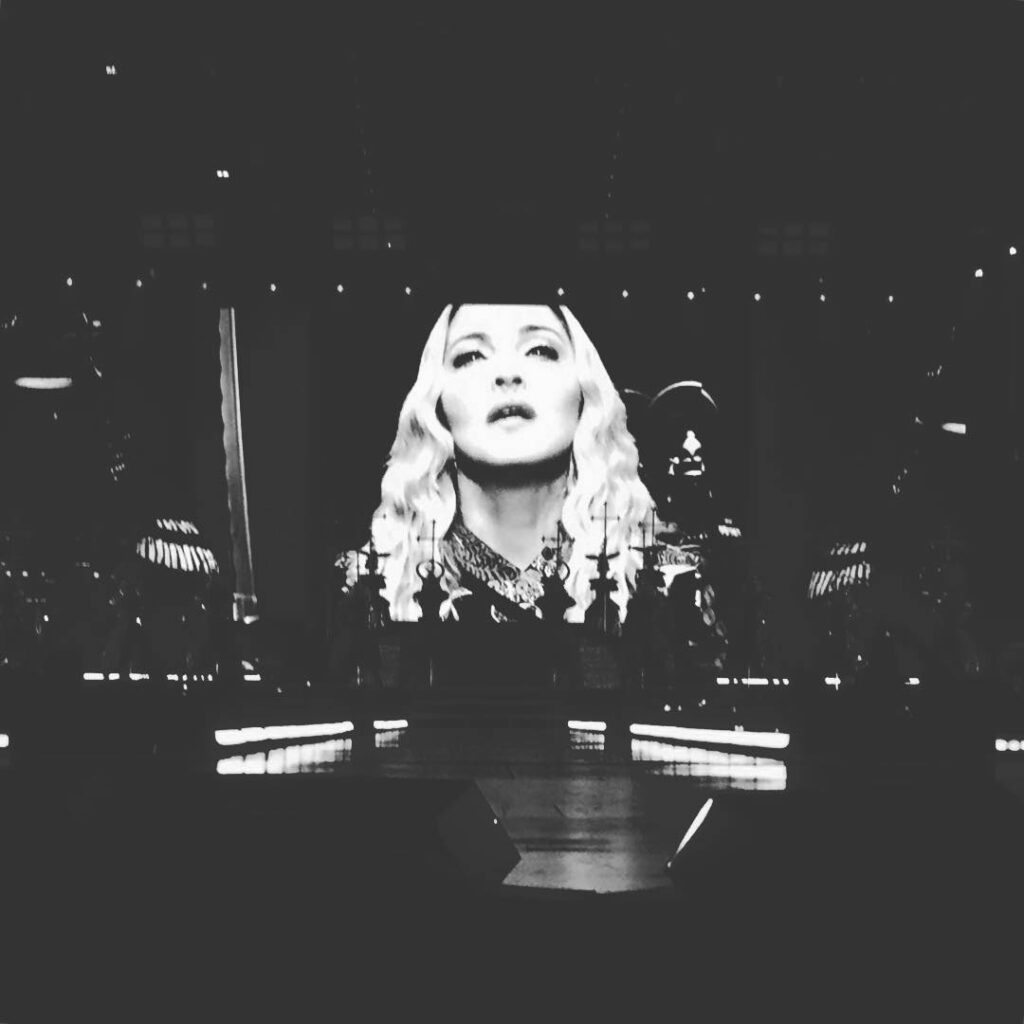 Ariana Grande: died a billion times tonight. another brilliant show @madonna I’ve now seen 6 o… died a billion times tonight. another brilliant show @madonna I've now seen 6 o...