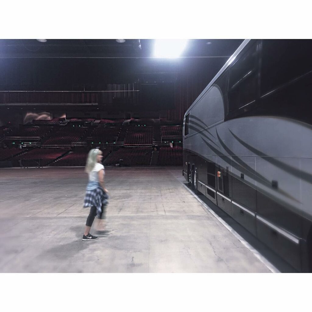 I can see my house from stage...