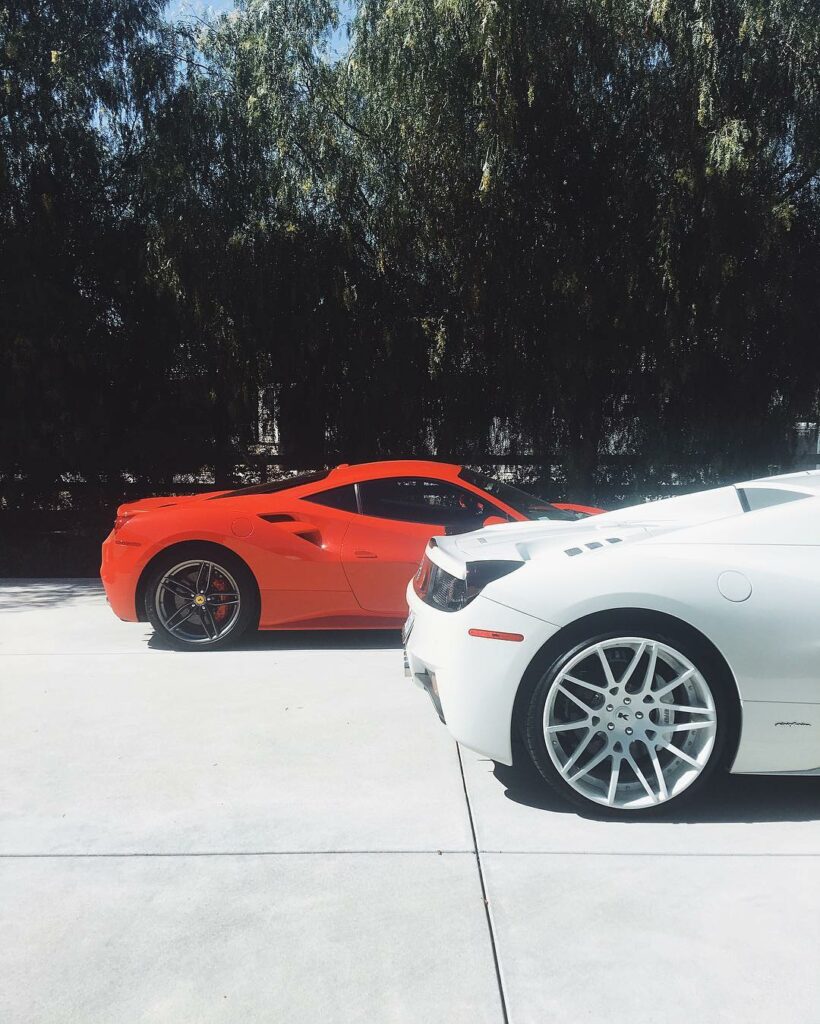 his & hers / 488 & 458...