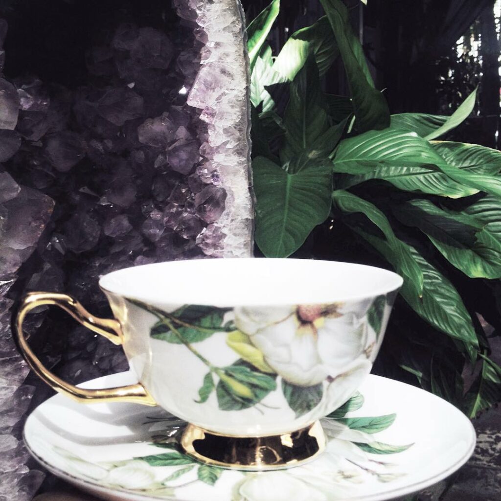 espresso in a teacup #selfie...
