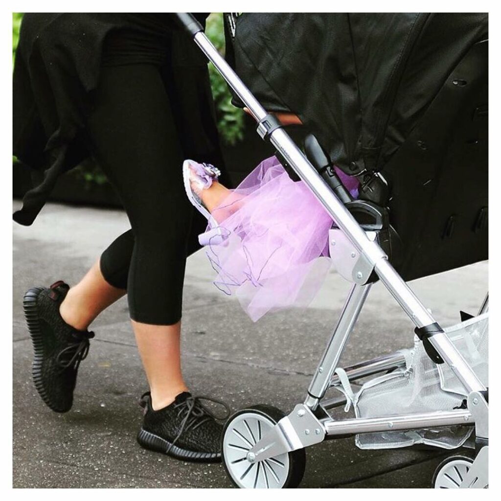 Casual stroll with the princess #NYFW ...