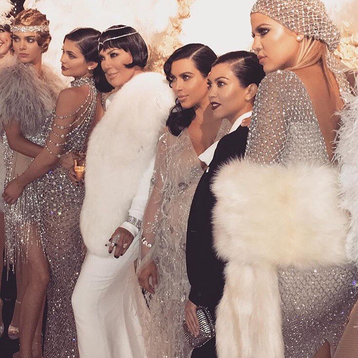 1920's Squad! (my shawl is faux fur before you hatin ass hoes even start.... Let...