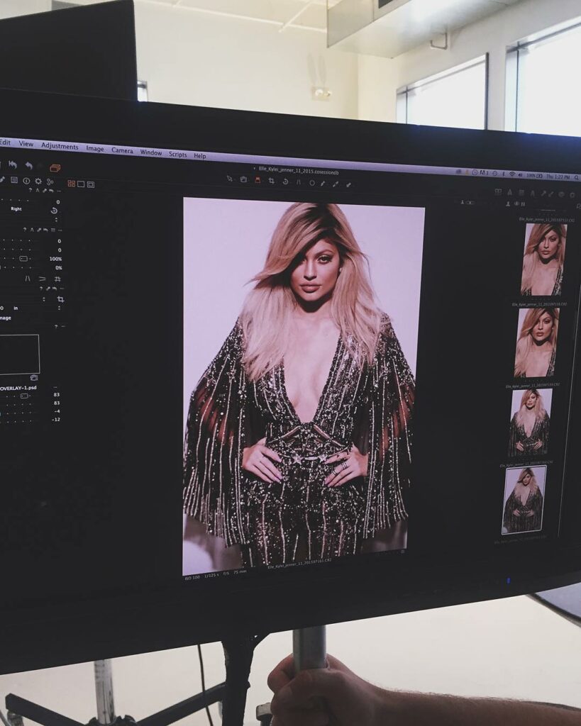 sneak peek. #ElleCanadaKylie cover...