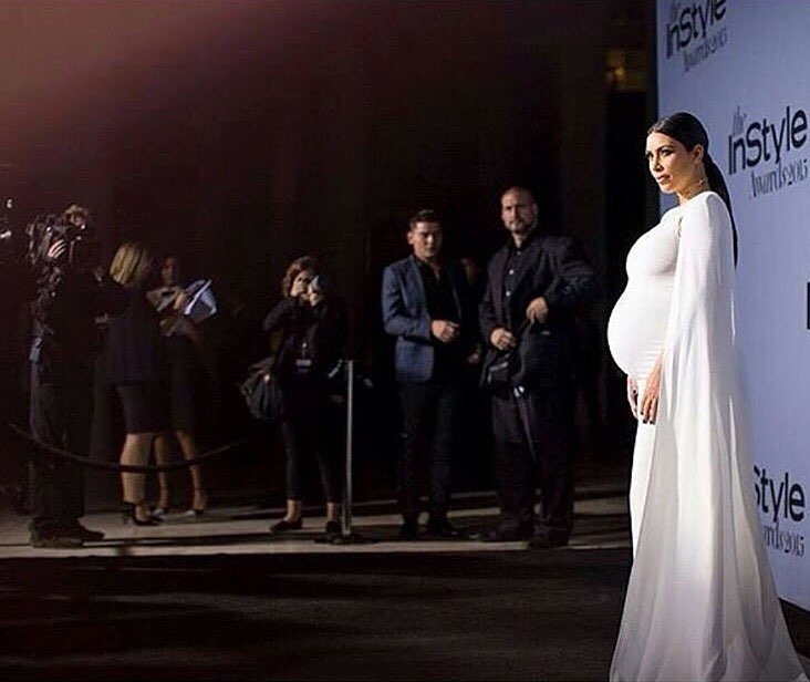 Tonight at the InStyle Awards wearing Valentino...
