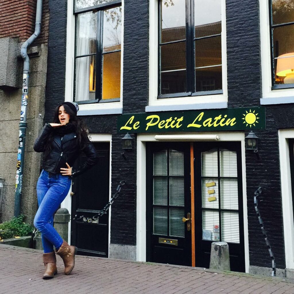 amsterdam didn't know my name so it had to write me on the wall in yellow paint...
