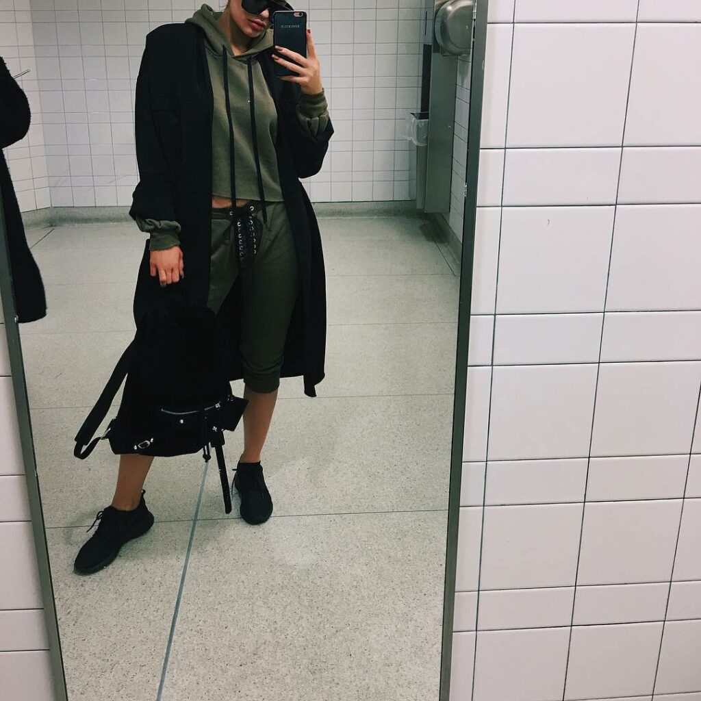 airport bathroom stops...