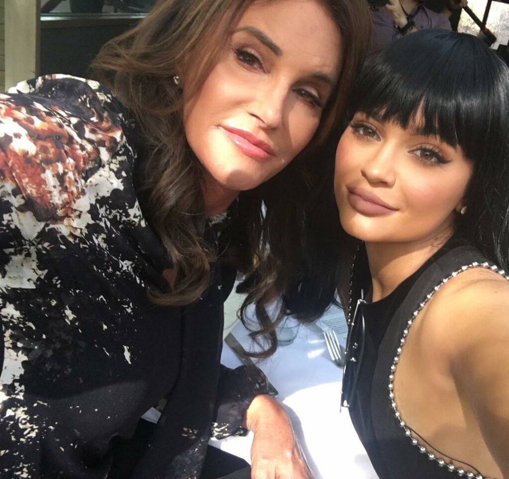 Early birthday lunch with @caitlynjenner Happy birthday dad what an amazing year...