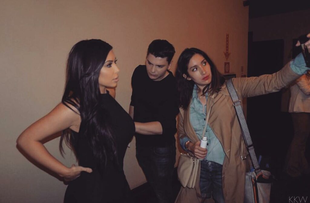 BTS from Brazil on my app today! KimKardashianWest.com...