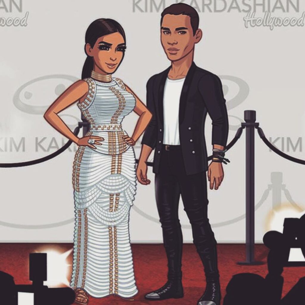 Join the #BalmainArmy in Kim Kardashian Hollywood!!! I'm so excited to have @oli...