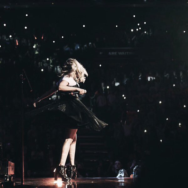 I'm twirling/sanging with my band in an arena of world-changers. Nothing is the ...