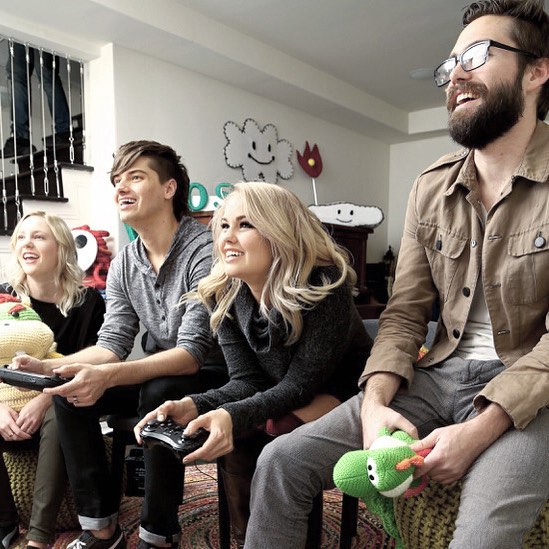 #TBT hangs with @NintendoAmerica's Mega Yarn Yoshi #amiibo while playing #Yoshi ...