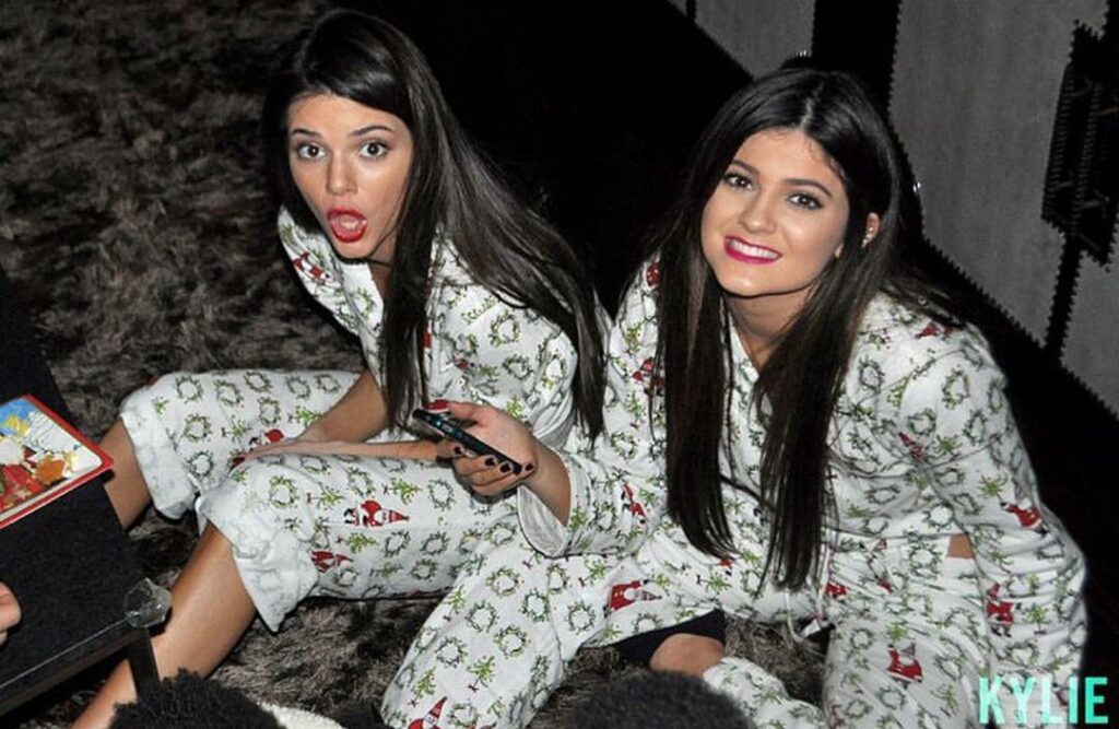 Christmas throwback on my app  thekyliejenner.com...