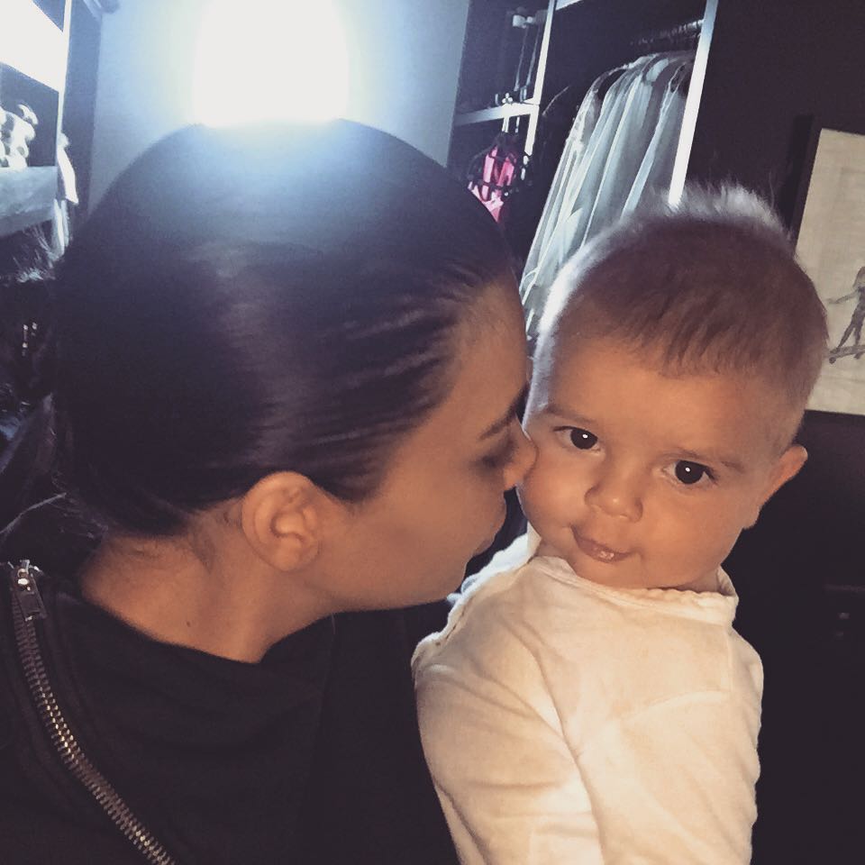 Happy Birthday to the sweetest baby Reign. Explaining to Mason that his little b...