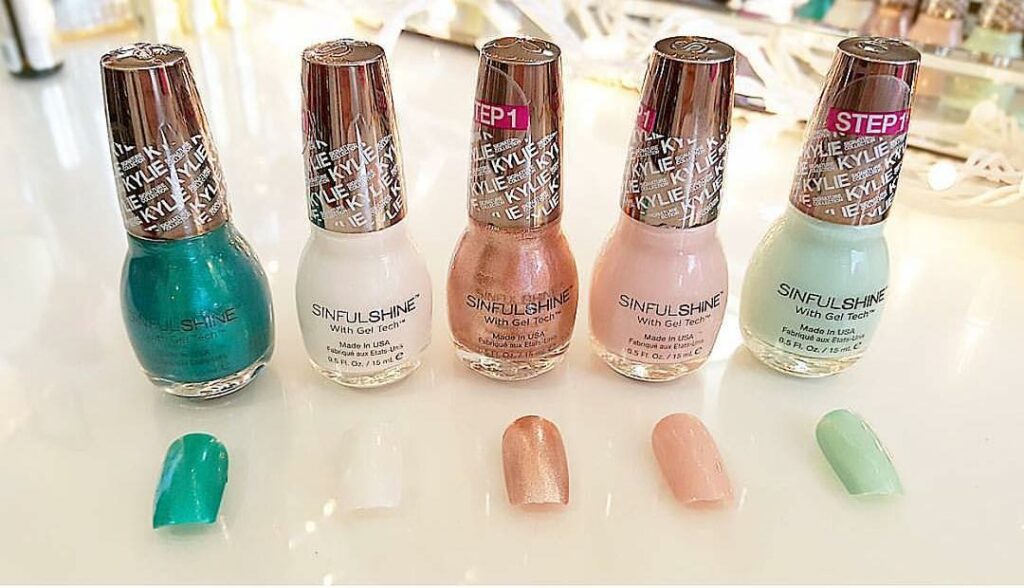 A few of my @sinfulcolors_official polishes available now @walmart. Left to righ...