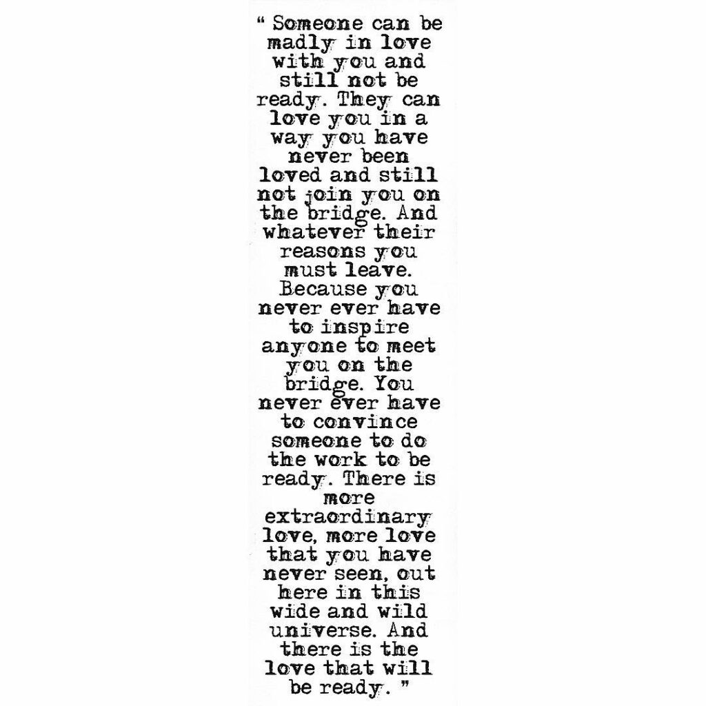 Just because someone doesn't love you the way you love them, doesn't mean they d...