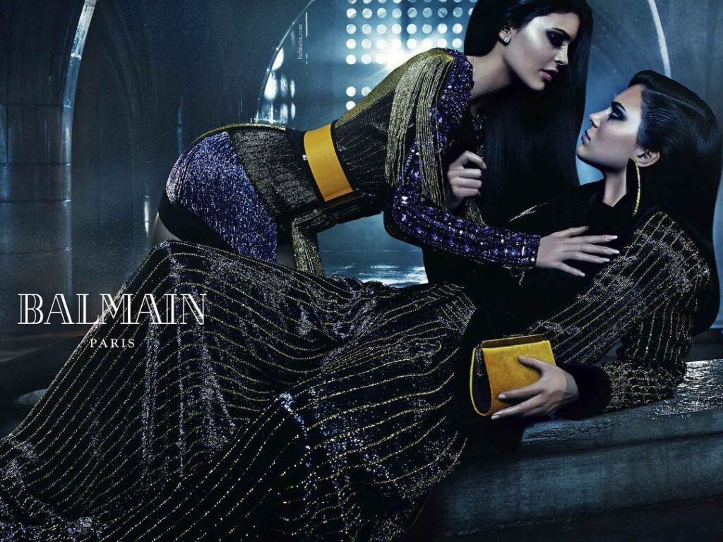 #throwback @balmainparis with @kendalljenner...