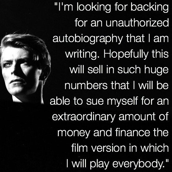 There's iconic, then there's Bowie....