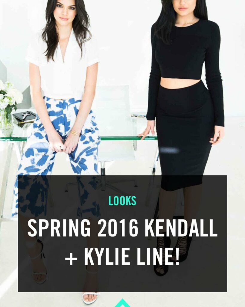 Check out the first few @kendallandkylie pieces on my app too x...